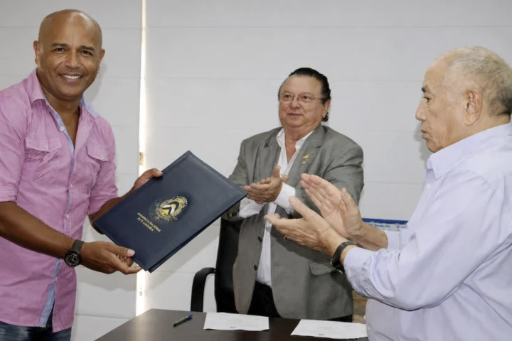 Rick com a Dupla Renner ao lado de Siqueira Campos